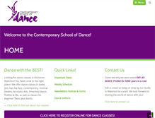 Tablet Screenshot of csdance.com